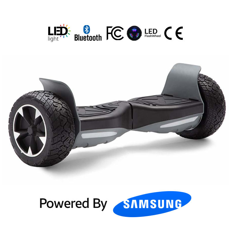 Abilitato Bluetooth & app Skateboard 8.5" HUMMER All Terrain OFF ROAD UK Plug 