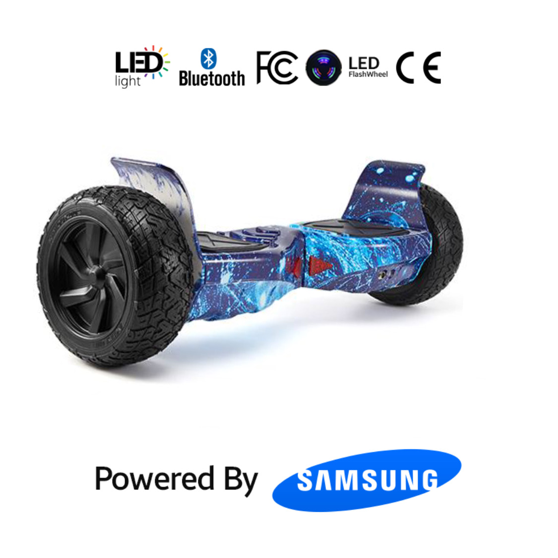 Blue Galaxy Hummer Hoverboard