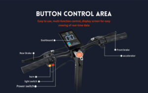 Button Control AreaEasy to use, multi-function control, display screen for easy viewing of real-time data