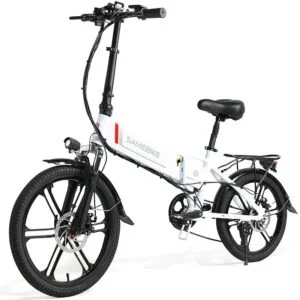 White SameBike 20LVXD30 E-Bike