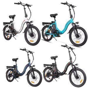SAMEBIKE CY20-FT 20" Portable Folding Electric Bike 36V 12Ah
